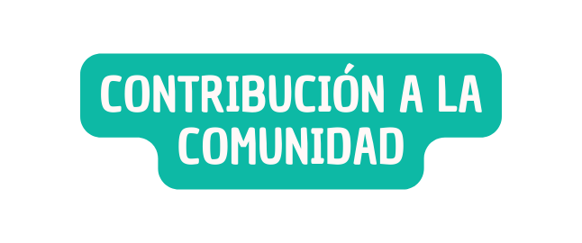 CONTRIBUCIÓN A LA COMUNIDAD